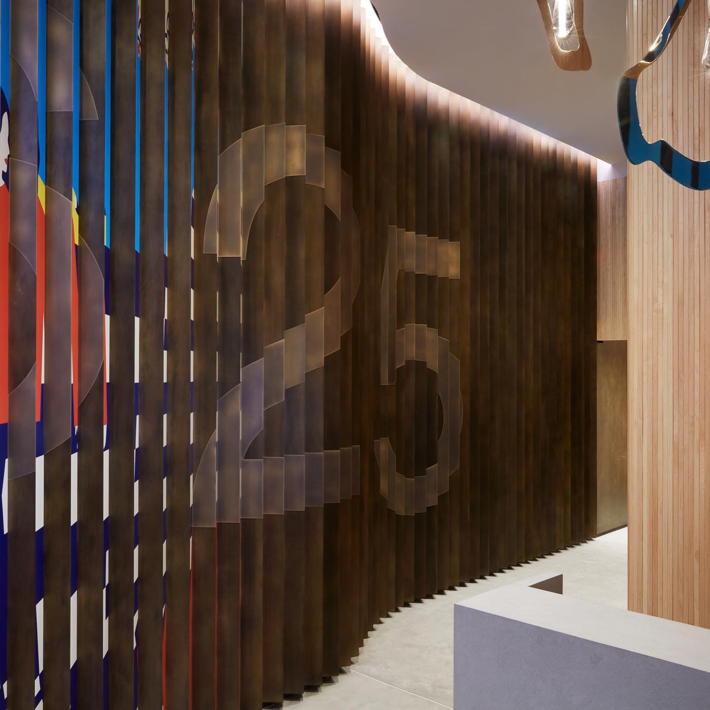 Welcome back to your new office lobby. We love New York. #office #newyork #newyorkcity #art #soho #sohonyc #renovation