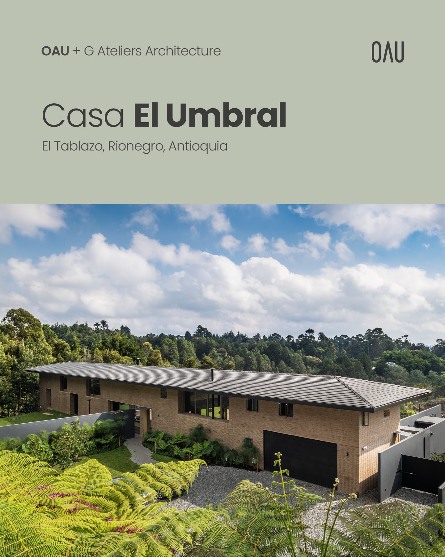 🚪Casa El Umbral
Más que un objeto en el paisaje, la casa actúa como un umbral: una arquitectura que media entre el jardín habitado y la naturaleza intacta. Los espacios sociales se abren por completo al exterior, donde el estar se proyecta hacia el bosque, integrando la naturaleza como parte del habitar cotidiano.
En colaboración con @atelier_garcia
_____
#oauarchitecture #interiordesign #modernhouses #residentialarchitecture #rionegro