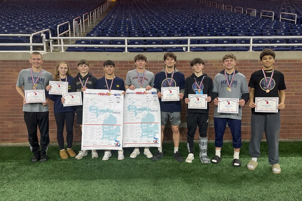 Hartland Wrestling Families!!!
Wow. What a season. What an unbelievable finish at Individual State.
As a staff, we are incredibly proud of our athletes and this entire program. The effort, toughness, and commitment these kids showed all year long was special to watch.
We had 12 State Qualifiers this year:
106 β Brodie Dunbar
113 β Jase Sensor
115 β Emma Kozsa
120 β Jonah McPherson
138 β Bodie Abbey
144 β Braydon Tougas
144 β Ashton Jewell
150 β James Kozsa
157 β Dallas Korponic
165 β Joseph Cappellano
175 β Jacen Pocock
190 β Lucas Bates
Our 9 All-State Wrestlers:
106 β Brodie Dunbar β 6th
113 β Jase Sensor β 2nd
115 β Emma Kozsa β 4th
120 β Jonah McPherson β 8th
138 β Bodie Abbey β 1st (3x State Champion)
144 β Ashton Jewell β 4th
150 β James Kozsa β 5th
157 β Dallas Korponic β 1st (3x State Champion)
165 β Joseph Cappellano β 4th
To our seniors, thank you. You have left a lasting mark on this program. You built standards, culture, and expectations that will live on long after youβve graduated. Hartland Wrestling is better because of you. We are incredibly grateful for everything you have poured into this program.
Thank you to our families, supporters, and the Hartland community for standing with us all season. We are proud to wear the H, and we are excited about whatβs still ahead.
Underclassmen β itβs your time now.
You have seen the standard. Our seniors raised the bar and set a new level of expectation. Itβs your turn to take it and run with it. We have an incredible group returning and coming in, and our standard has not changed. Reaching for excellence and chasing perfection will always be the Hartland standard.
Notes
12 State Qualifiers
9 All-State Wrestlers
7 Returning State Qualifiers
One last huge thank you to all of our coaches and parents who devote so much time to these kids and this program. It truly takes a village, and none of this is possible without your support.
Special congratulations to Carter Hankins on being named Michigan Assistant Coach of the Year. An incredible and well-deserved honor.
The future is bright for Hartland Wrestling.
Coach Summerfield
Hartland Wrestling π¦