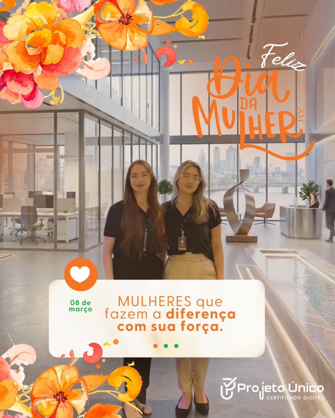 Parabéns MULHERES!🧡💚