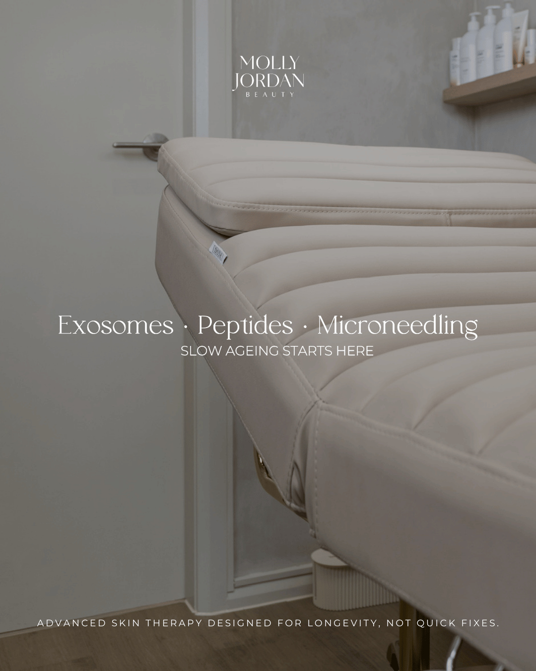 Slow ageing isnât about stopping time, itâs about supporting your skin to repair, regenerate and function at its best. â¨â
â
With Microneedling we kickstart the process, Exosomes guide repair and Peptides strengthen your skin from within. The result? Healthier, more resilient skin that glows naturally, every day. đâ
â
Because true anti-ageing starts from strength, not just surface results.