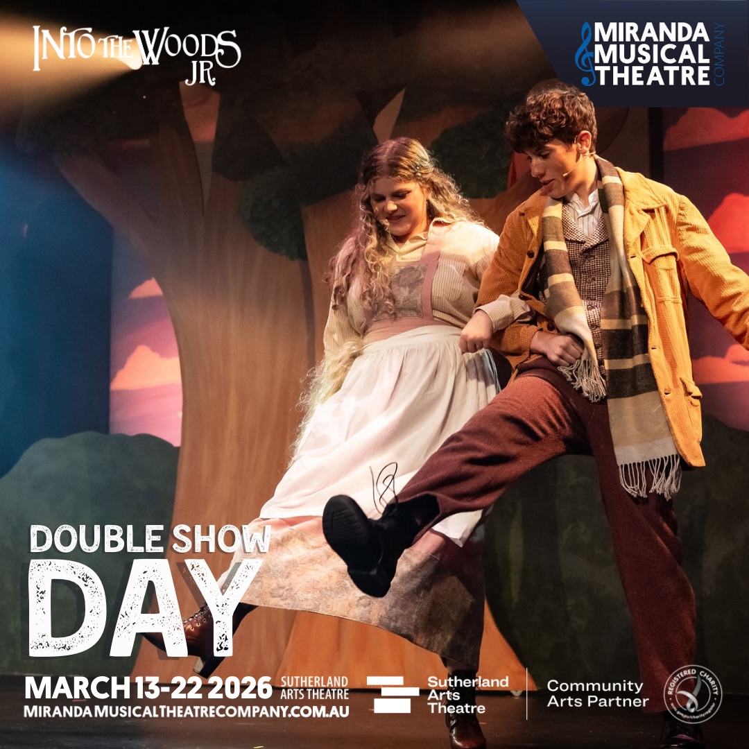 After a wonderful opening night, our Into the Woods JR team head into their first double show day!
Don’t miss out on seeing these superstars shine in this fairytale adventure - less than 40 tickets remain across the rest of the season!
📸 @grantlesliephotography
𝑰𝒏𝒕𝒐 𝑻𝒉𝒆 𝑾𝒐𝒐𝒅𝒔 𝑱𝑹
13-22 March, 2026
The Sutherland Arts Theatre
🎟️ Link in bio!