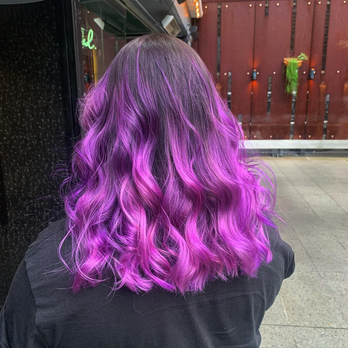 Pretty purples for @madeleine_gil 💜 @katemcquitty swipe across for before