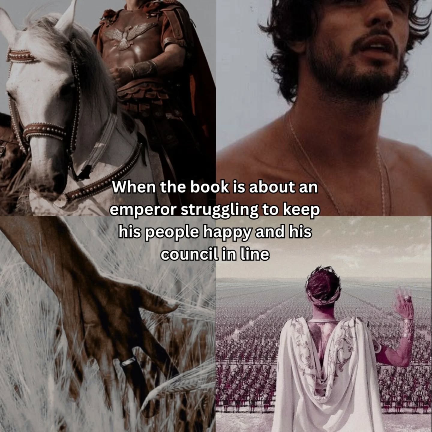 Do they stand a chance? đ
Book: As We Fall â¨ď¸
As We Fall is a spicy MM fantasy novel set in a gorgeous Ancient Rome inspired setting đ
As We Fall has:
â¨ď¸ Emperor x Courtesan
â¨ď¸ P0litic4l intrigue
â¨ď¸ Flawed characters
â¨ď¸ Complex love story
â¨ď¸ Delicious đś scenes