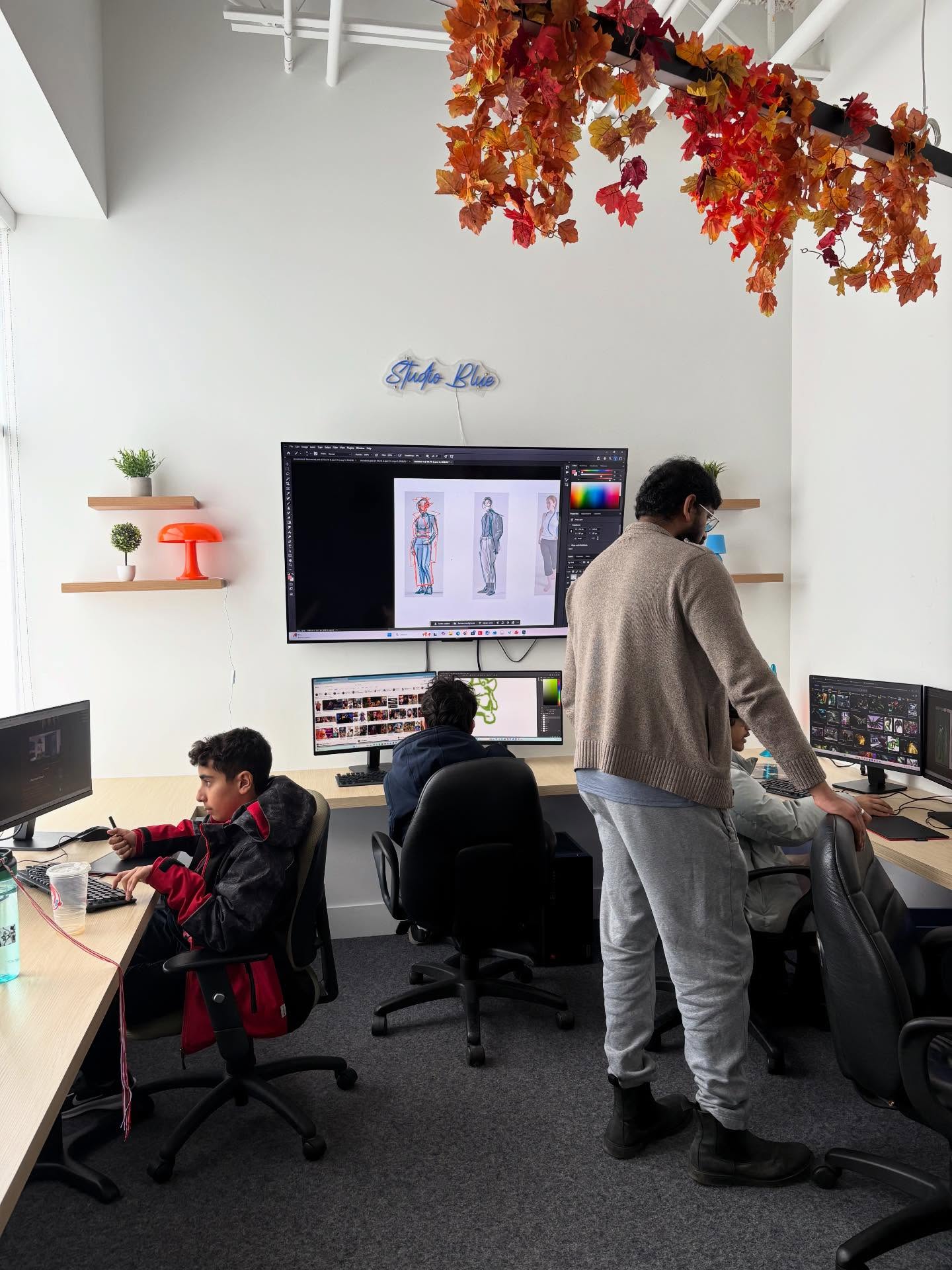 Our digital students are already creating their own concept art and original designs using Photoshop. Watching their ideas come to life on screen is amazing!