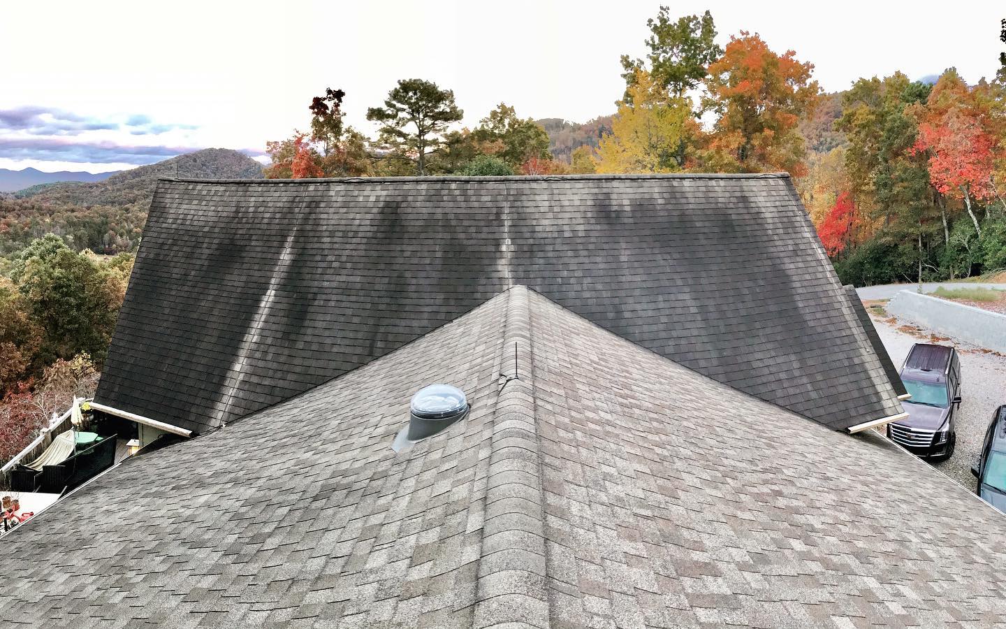Bye bye black streaks!
❗️Don't pressure wash your roof❗️
Have it Soft Washed instead and save yourself from premature roof failure which can cost you thousands when your roof is otherwise in great shape!
What can Soft Washing your roof take care of?
✅ Gloeocapsa Magma Algae (Black Streaks)
✅ Moss
✅ Lichen
Call/Text Today for a Free Estimate!
(231) 679-2967
#roofcleaning #roof #softwashing #gloeocapsamagma #moss #lichen #northcarolina #westmichigan #smallbusiness #localbusiness