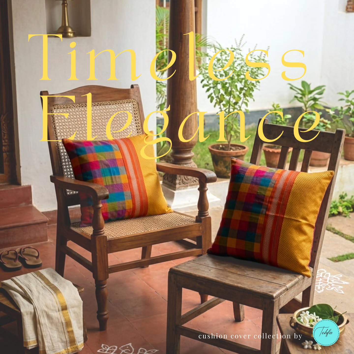 Meet our handcrafted cushion covers — where the timeless art of Indian block printing meets conscious luxury. Each piece is stitched by skilled women in Mumbai, using 100% organic cotton and authentic artisanal fabrics sourced directly from Indian weavers.
No mass production. No plastic. Just pure, elegant craft, made to transform your living room into a space that tells a story.
Whether you're styling a cosy Mumbai apartment, a Bangalore home office nook, or gifting someone across India — Tohfa cushion covers are the kind of luxury that never needs an occasion.
Because real elegance is handmade. 🧵✨
🛒 Shop now
📦 Pan-India delivery available
💬 Custom orders? DM us or WhatsApp +91-93210 46155
#CushionCovers #HomeDecor #Homelinen