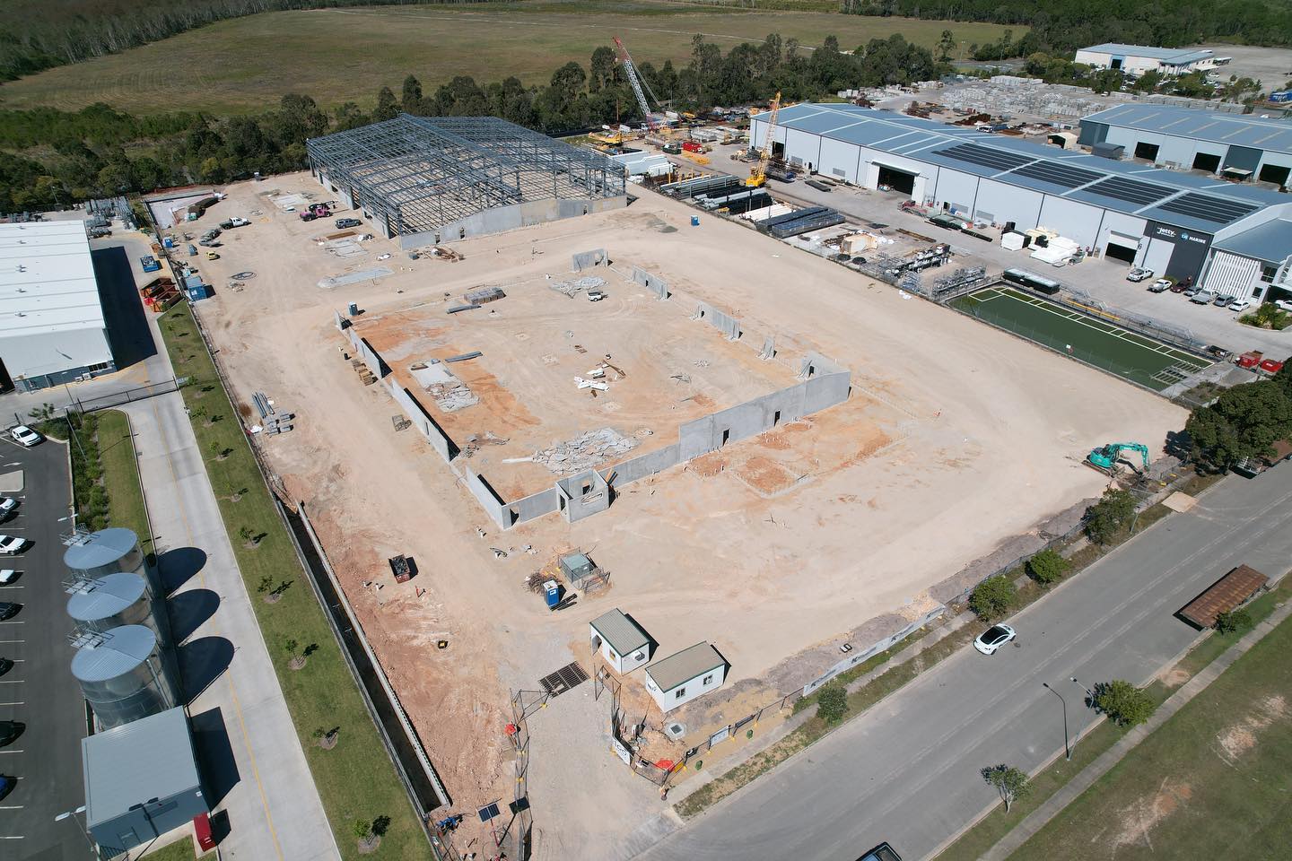 One of our biggest jobs to date is underway. 24,000m2 site with two 4,500m2 sheds
📍Bells Creek