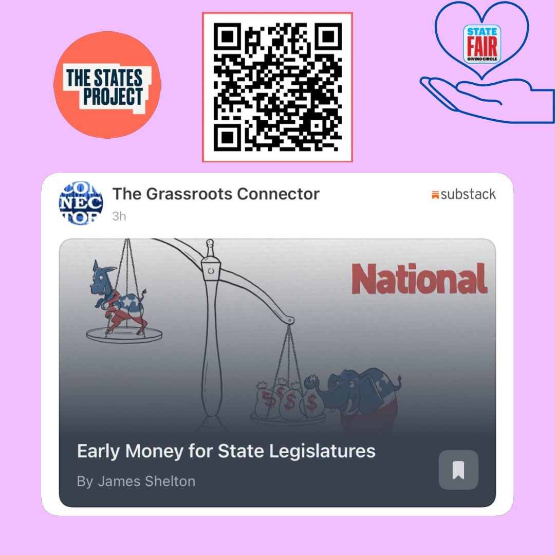 Read about why investing in state legislatures is where it starts and how early money in these races can make the difference. Featuring our mothership @statesprojectus 💙 Link in story, or check our Flipboard 📰
Consider donating and joining us in this important work at the links in our bio 🔗