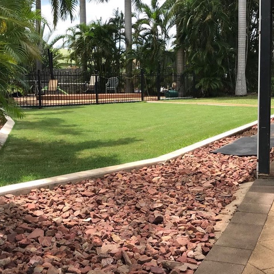 "Just want to say I am very happy with the new turf I purchased from you. Turf has settled well, I spread 3 cbm of top soil prior to laying and can’t believe how it has all gone.
Once soil was spread I then compacted the soil with a roller (ex: Bunnings) and then spread turf starter before laying the turf.
I have had a lot of friends comment on how well the turf looks and will have no hesitation directing any enquiries to people to contact TurfNT." Thank you Scott for the great feedback!! Another incredible looking lawn after some hard work and attention to detail. We really appreciate you letting us share your story and photos to give a visual guide as to what can be created by opting for fresh, ready to roll turf.
If you are ready for that lawn upgrade, are building your new home or need to spruce up your business area, drop us a call or message today for a quote. We are always happy to help 😄🏡 #turf #lawn #garden #home #beforeandafter #customersatisfaction #testimonial #business #supportlocal #nt #darwin #turfnt