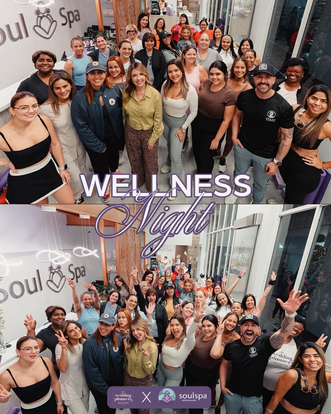 Junte de mujeres poderosas 💜
Nada más bonito que ver mujeres apoyándose, conectando y creando espacios de bienestar juntas. ✨
Gracias a @ana.agosto y @theweddingplannersgroup por visitarnos. ¡Fue un placer tenerlas con nosotros!