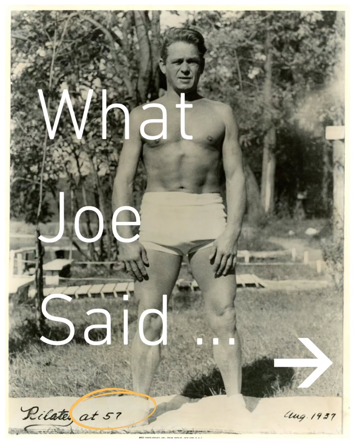 Yes he is dead...
But what better testimonial to share in March than the words of the only master teacher.
The man who invented Pilates, or as he called it Contrology (this name makes more sense if you practice Pilates the way it was intended...seriously its tougher).
For those of you who may not know Joseph Pilates (seen here at 57 years old) was the man who started it all...I believe the original Universal Reformer patent turns 100 this year.
Again for those at back...the Reformer is nothing new.
Swipe to see Joe's own words...and see just one of the reasons why we teach and practice the Pilates method.
✅️ Performance Longevity: To stay active and fight old age!
Happy Testimonial Tuesday everyone! (A little earlier on a Monday because Instagram wouldn't let me schedule it 🙄)
📷 Photo credit - Mary Kelly
#testimonialtuesday #whatjoesaid #wordsofwisdom #pilateswadebridge