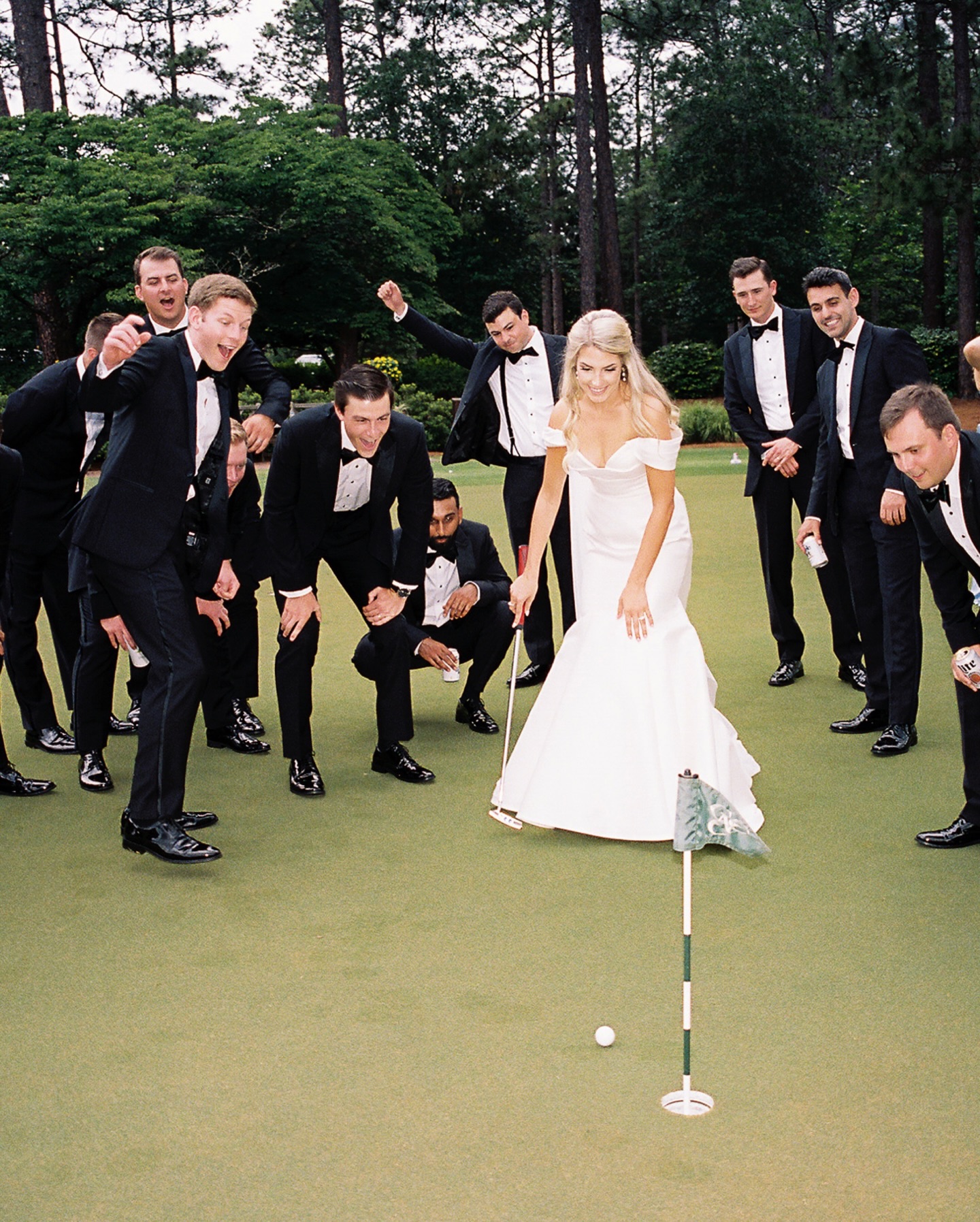 Reposting to pin this 2026 edit from this wedding, where some of the photos were selected by the very selective PhotoVogue.
@emilyshuck27 and @shuck0 playing golf ⛳️ at @countryclubofnorthcarolina
Thanks to our lovely couple Emily and Evan for giving us these beautiful moments to photograph.
Photographer: @clichephotographers
Venue: @countryclubofnorthcarolina
Flowers: @thistleandmoonnc
Second shooter: @yearroundphoto
#pinehurst #pinehurstnc #pinehurstncphotographer #pinehurstwedding #pinehurstweddingphotographer