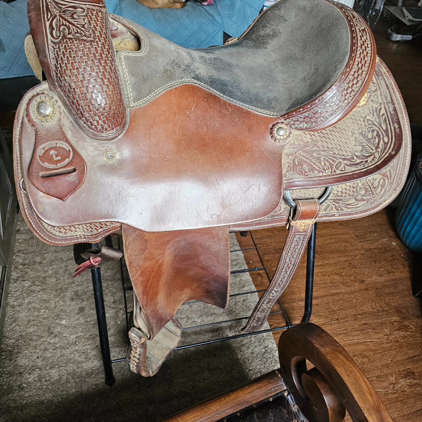 Rigging repair and cleaning
#customleathersplus #saddlerepair