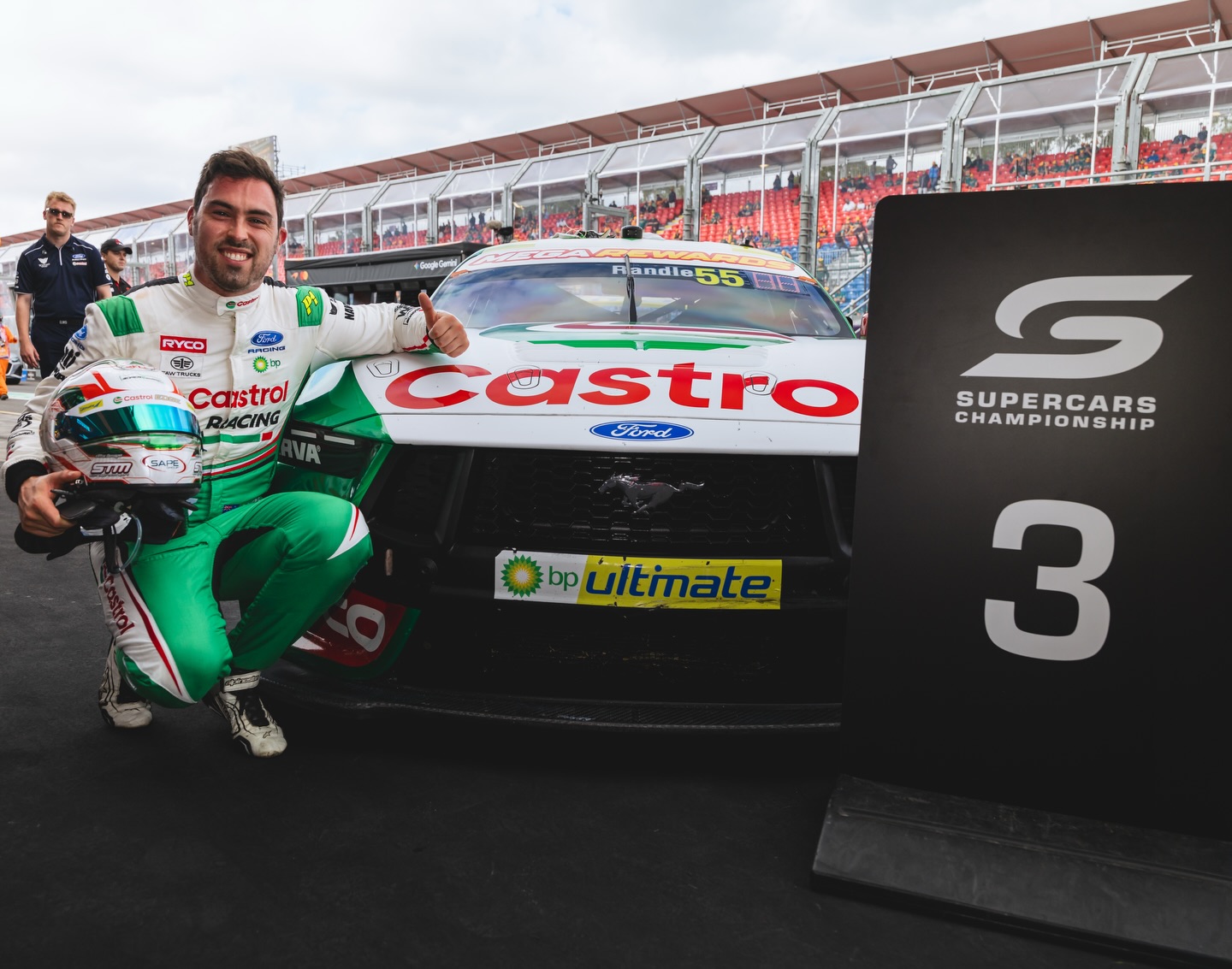 Pretty special getting to stand on the F1 podium at the @ausgp yesterday, especially after the DNF on Saturday night. Canโt thank the boys and girls at @tickfordracing enough for getting it back together for Sunday. It was 20 years ago I attended my first Grand Prix in Melbourne sitting in the grandstand on the main straight with Dad! Also cool to catch up with the legend that is Martin Donnelly, been ten years since we last saw each-other in the UK! ๐
