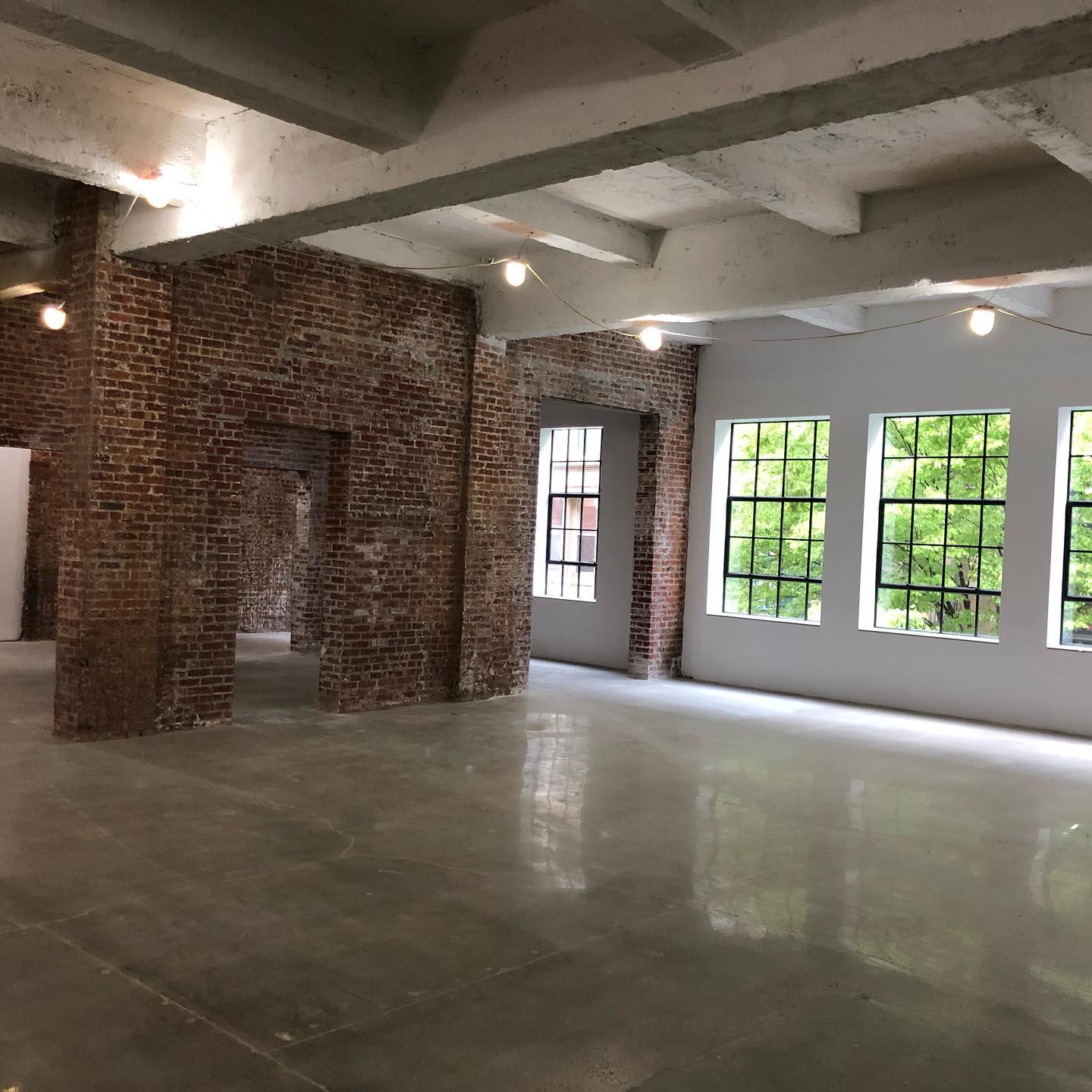 Created awesome raw office space in Soho NYC #nyc #soho #renovation #office #manhattan #fashion