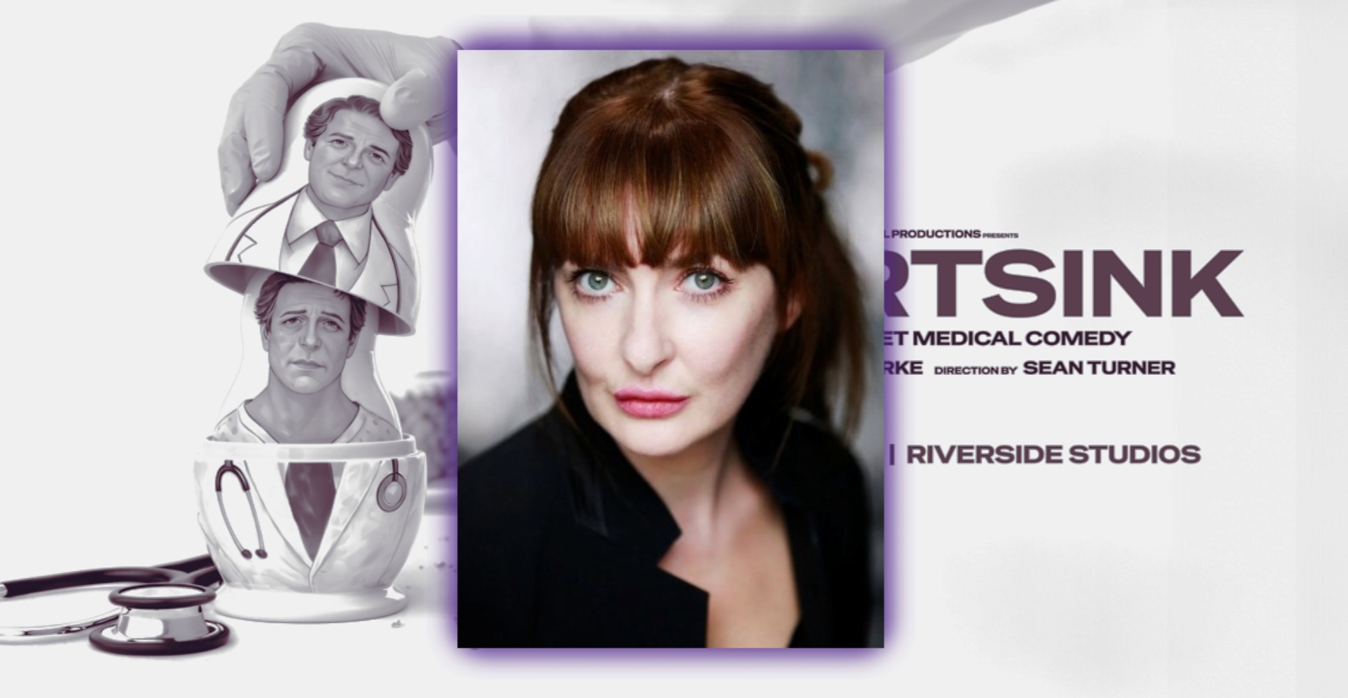 Derry Girls' Kathy Kiera Clarke will star as ‘Cara’ in Heartsink, a new bittersweet medical comedy written by former GP Farine Clarke and directed by Sean Turner, premiering at Riverside Studios 21 April - 10 May 2026.
What happens when a doctor becomes the patient…? Heartsink is a sharp, humane comedy that tackles ostensibly unfunny subject matter with wit and compassion.