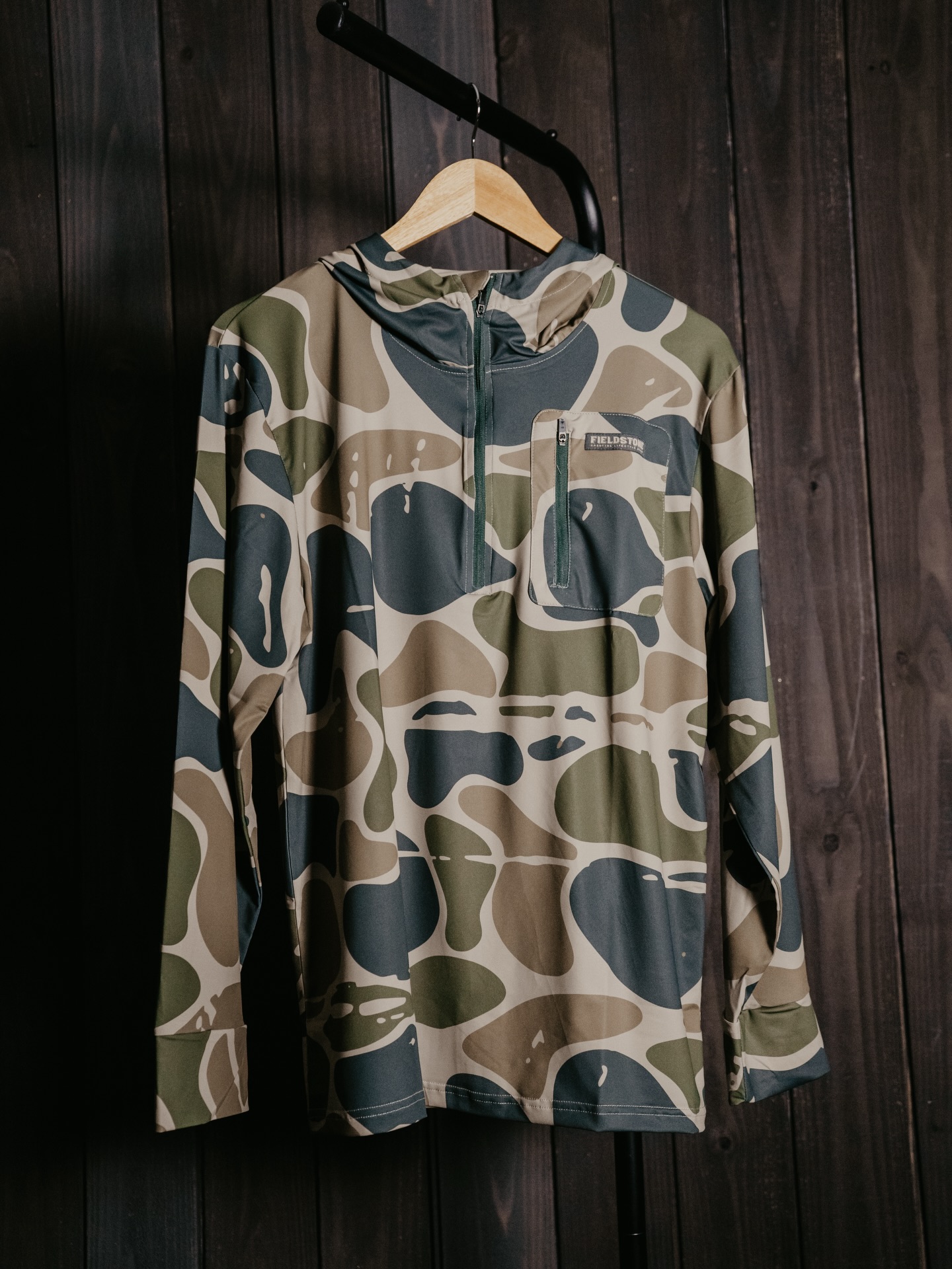 Disappear in the woods.
Stay comfortable all day.
#fieldstoneoutdoors #backwoodscamo #huntgear #outdoorbrand