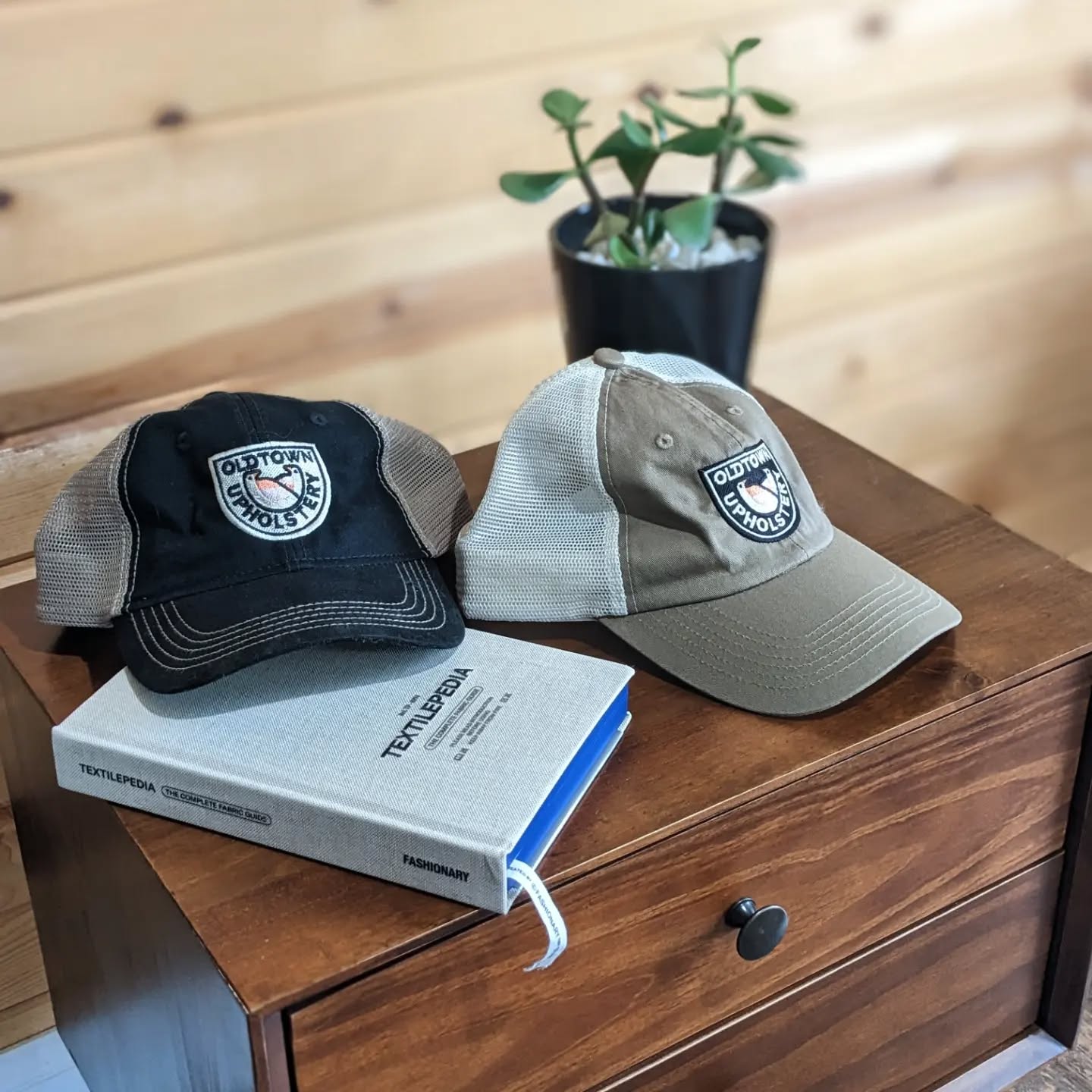 Feel like rolling with your favorite upholsterers when you're off the couch too? Limited edition caps for sale! $30 while supplies last.