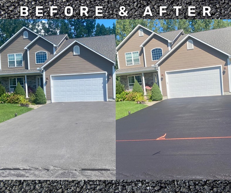 A little before & after residential seal coating.
#rynocoatings