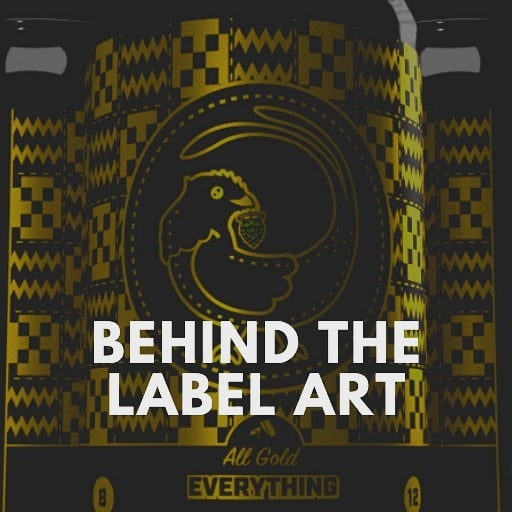 Learn more about the label art created by @artandale for our Limited Release collaboration beer with @saintsrowbrewing - available at the saintsrow taproom and biermi.com for pickup and delivery