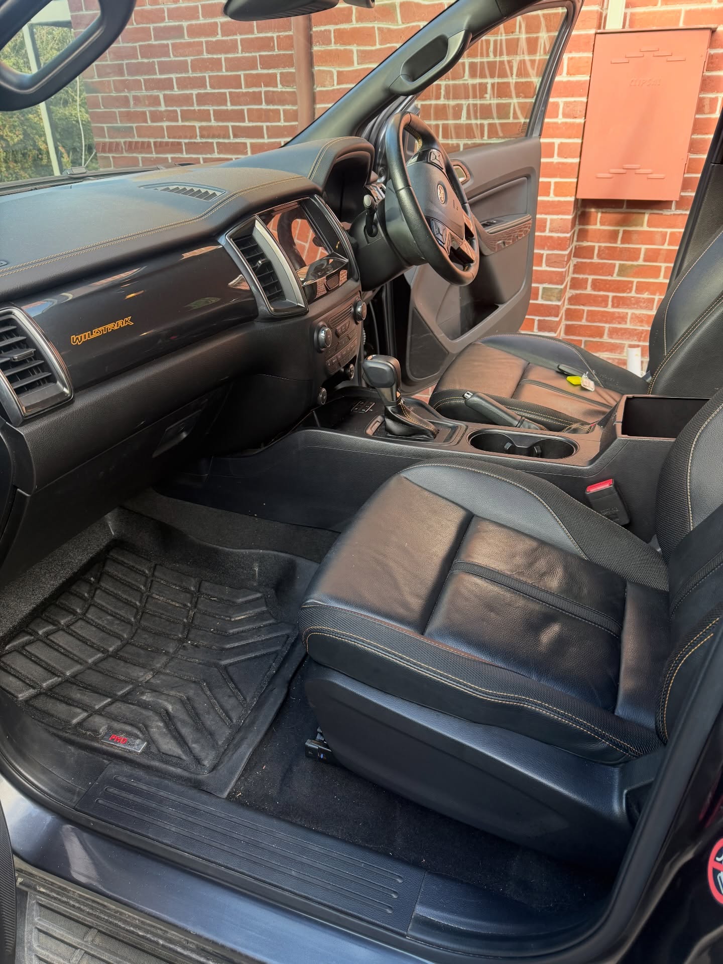 Ford Ranger Wildtrak interior detail. Our client needed a refresh and to remove the spilled coffee embedded in the carpets. Swipe for some before and afters! #mobiledetailing #hobart #tasmania #interiordetail