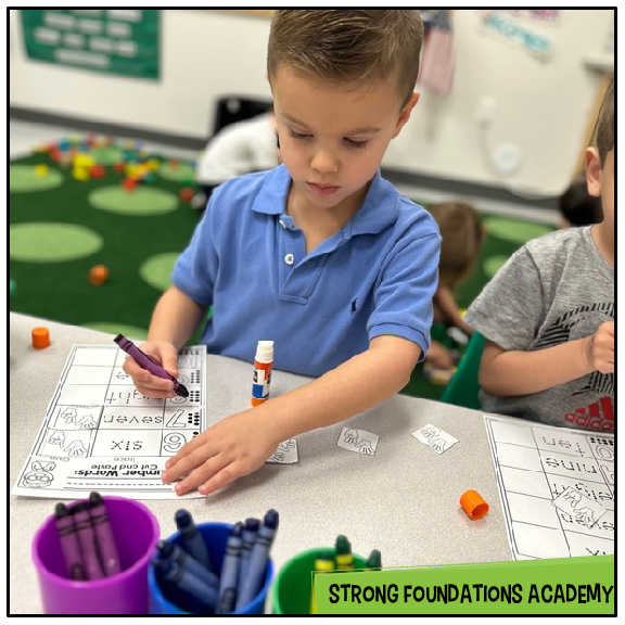We can show numbers in SO many ways — numerals, number words, five frames, ten frames, tallies, pictures, number lines, dominoes, fingers, and more!
Recognizing numbers in multiple formats is the starting point of our math journey. In PreK, our students are building strong number sense by practicing number identification, writing numbers, counting with one-to-one correspondence, and understanding that numbers represent real quantities. These foundational skills set the stage for confidence and success in math for years to come.
At Strong Foundations, we believe deep understanding begins with hands-on learning and meaningful experiences.
Visit StrongFoundationsAZ.com to take a virtual tour, schedule an in-person tour, or learn more about our certified teachers and reading specialists.
To inquire about enrollment, call (480) 738-3346 or visit www.StrongFoundationsAZ.com
.
#ChandlerPreschool #ChandlerMoms #GilbertMoms #EastValleyMoms #ChandlerAz #AzKids #StrongFoundationsAcademy #ChandlerKids #GilbertKids #ArizonaKids