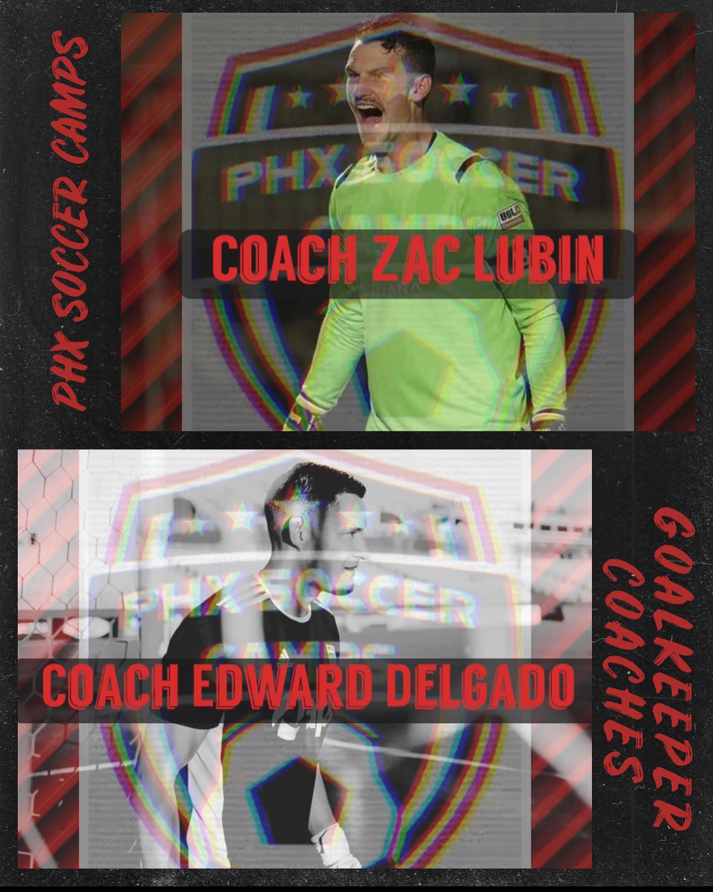 Everyone meet your Professional Goalkeeper Coaches Zac Lubin @zlubin28 & Edward Delgado @edwardddelgado 🧤⚽️
•••••••••••••
For more information and to sign up to reserve your spot check out the LINK IN BIO!!!
•••••••••••••
#soccer #soccercamps #goalkeeper #goalkeepertraining #goalie #phoenix #chandler #scottsdale #ahwatukee #arizona #prosoccer #phxsoccercamps #phxsoccer #coach #youthsoccer #wintercamps #winterbreak