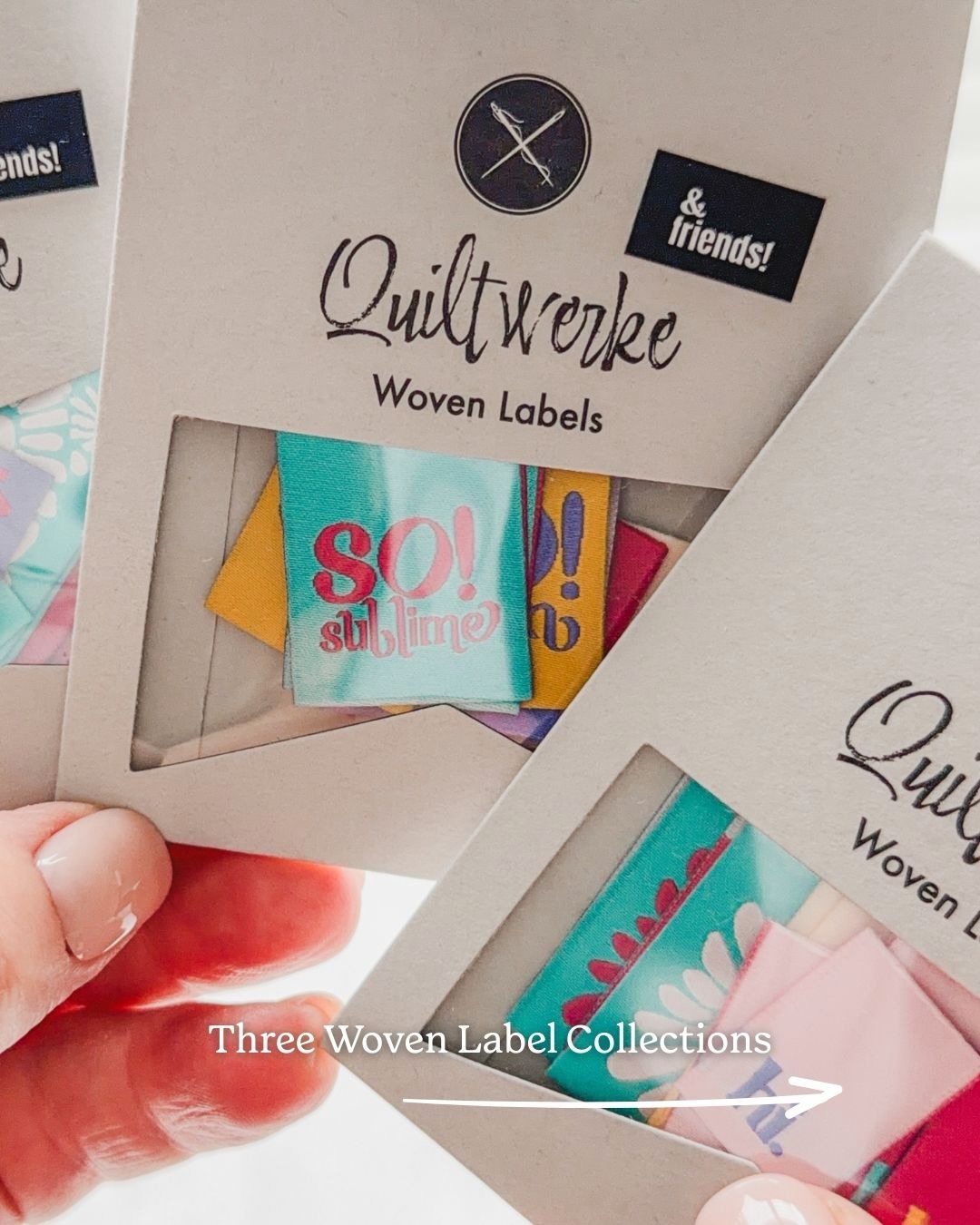 Hi friends! A tiny detail that makes a handmade project feel complete.
Three woven label collections that have been a joy to bring to life.
This collaboration with Steffi @quiltwerke was all about creating woven labels that add a punch of colour and personality to whatever you’re making.
A woolly hat.
A favourite t-shirt.
A zipper pouch.
Anywhere there’s a seam, there’s room for a label.
These are a limited edition collaboration which makes them feel a little extra special while they’re here.
Which one would you add to your next project?
#meandsublimestitchery #sublimestitcherywovenlabels #wovenlabels #quiltwerkelabel