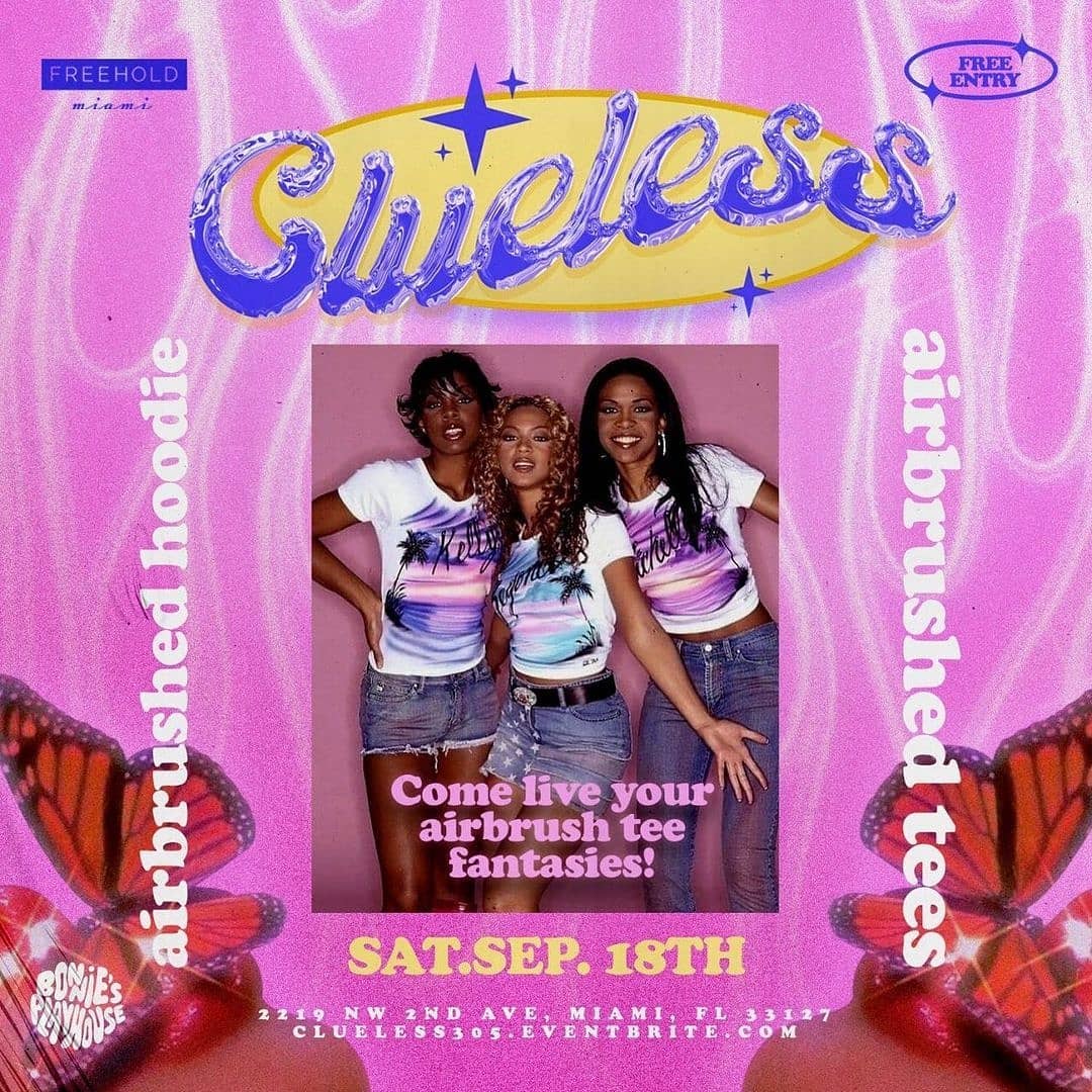 Just Talk To The Hand! If you don't show up for 90s style airbrush tees and hoodies at @thefreehold Miami, Wynwood on Saturday, September 18, 2021.
Doors open at 10:00 PM
#airbrushtshirts #airbrushtees #airbrushhoodies #90sparty #90sdance #90s #90sdanceparty