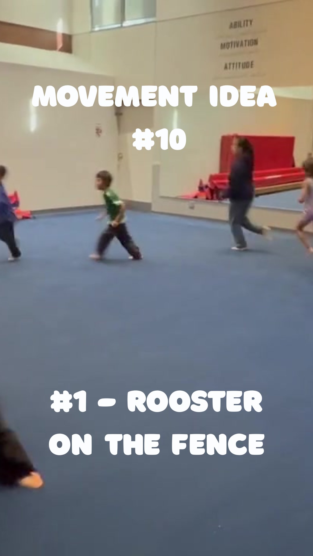 Movement Idea #10 - Warm-Up Activity
This is a favorite for my gymnasts. They LOVE this warm-up activity.
Partner up. Skip around to the music. When the music stops, the coach calls out on of the skills listed in the video. Simple. Fun. And it gets kids moving right away.
Activities like this help develop coordination, timing, body awareness, and focus — all important skills for young gymnasts.
This is the kind of movement that works great in gymnastics classes, preschool programs, or even PE lessons.
#gymnasticscoach #preschoolmovement #kidsfitness #grossmotorskills #movementforkids