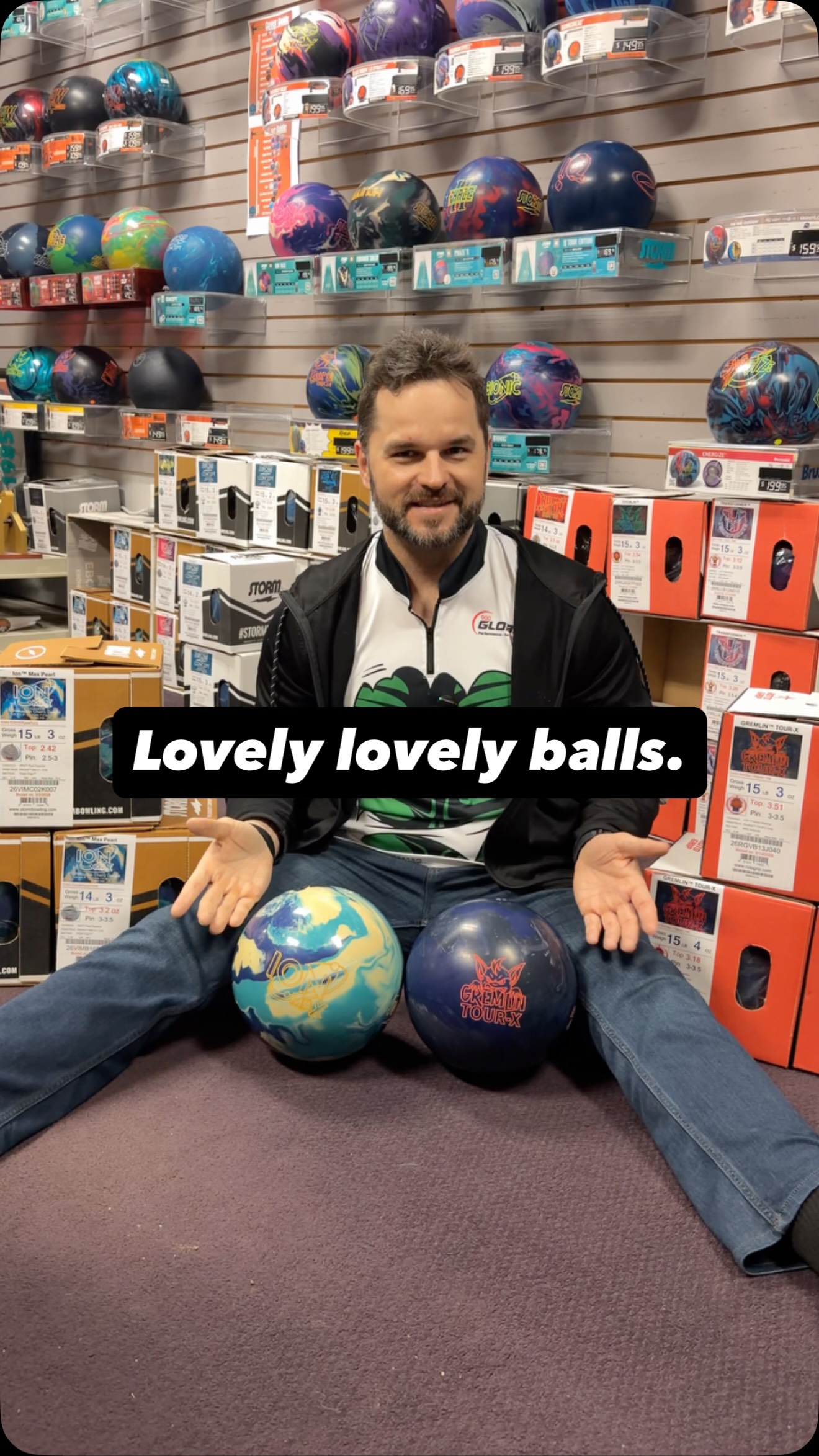 Come get the @stormproducts Ion Max Pearl and @rotogripbowling Gremlin Tour X TOMORROW March 13th and you’ll have the best set of balls on the lanes, hands down!
.
.
.
#bowling
#b2pproshop
#stormnation