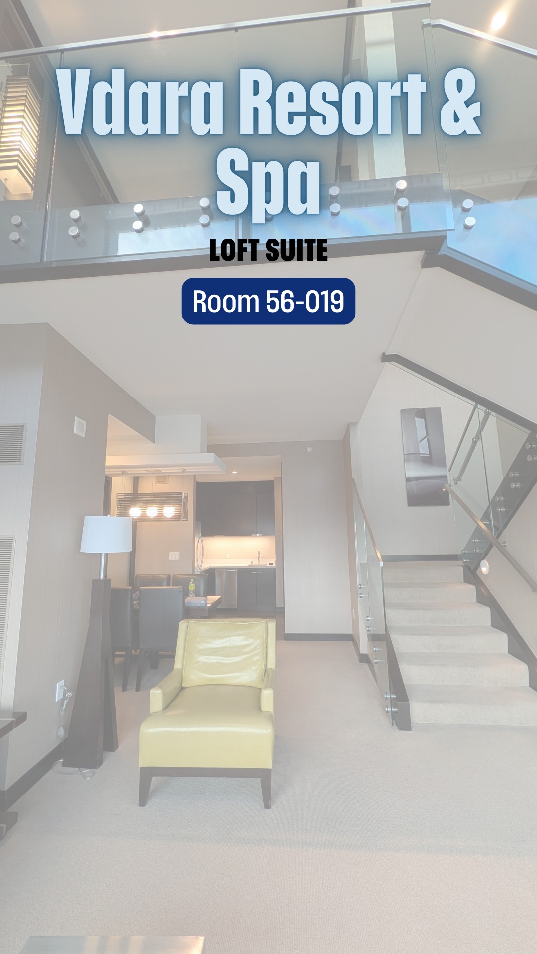 We stayed in a Loft Suite on the 56th floor of @vdaralasvegas and it truly feels like a private oasis floating above the Strip.
This is room 56-019 on the very top floor, with incredible views of the airport, the south Strip, and the surrounding mountains. Vdara is a non smoking, non gaming property, which makes it feel calm and quiet even though you are right in the middle of everything.
You can walk indoors to The Cosmopolitan of Las Vegas and Bellagio, and it is just a quick outdoor path to ARIA Resort & Casino. Close to the action, but far above the noise.
This suite is something special.