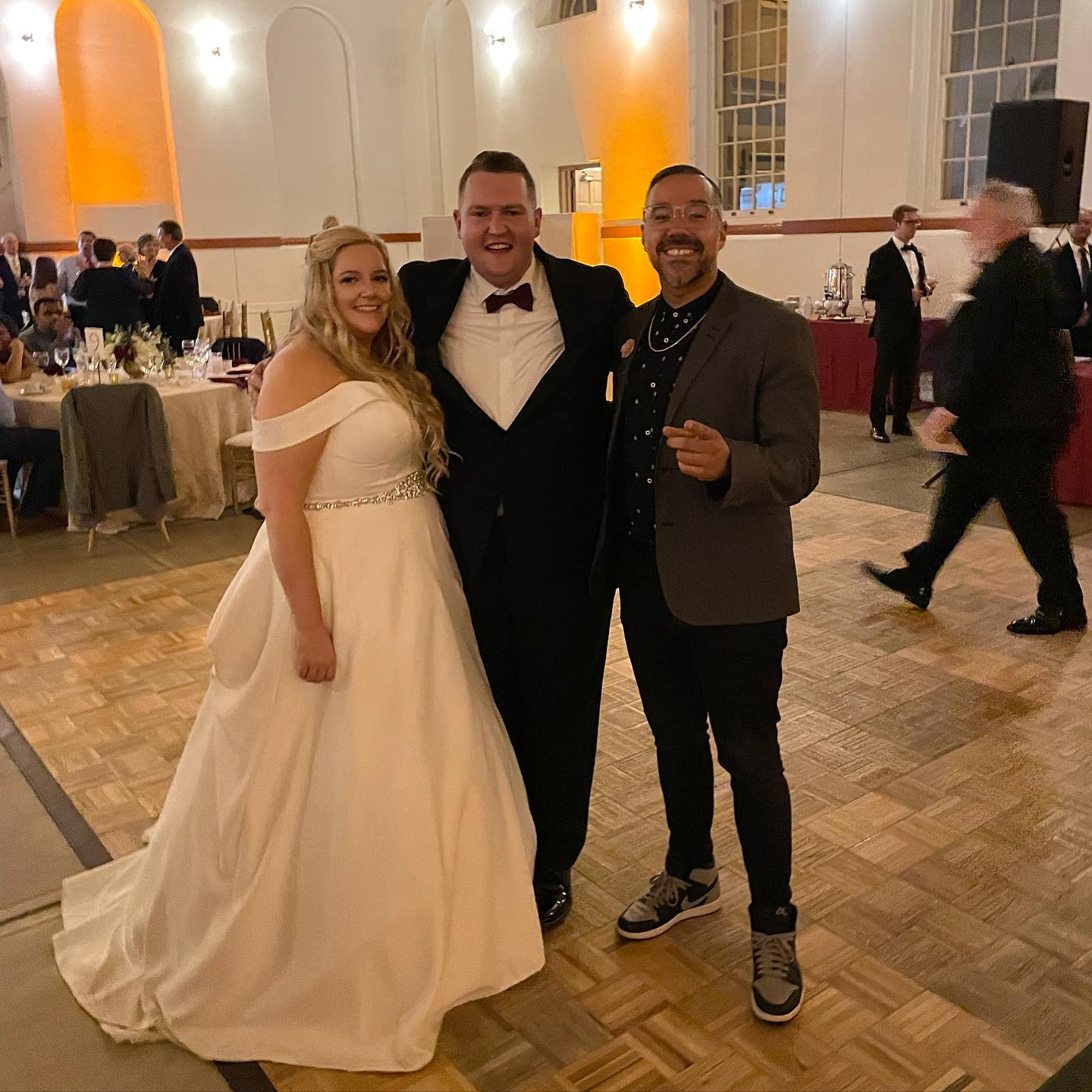 So blessed to have been able DJ for my brother @410meadows and his amazing bride @michelletalley! To think it all started in a line for sneakers 10 years ago! Much love!
