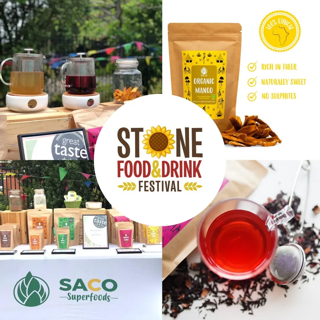 🎉🎉 STONE FOOD AND DRINK FESTIVAL 🎉🎉
Exciting news!! In 2 weeks time, we will join the Stone Food & Drink Festival again from Friday 15/07/22 - 17/07/2022 at Westbridge park, Stone ST15 0EX , 🎊😆🎊.
There will be 100+ artisan producers, live cookery demonstrations, live music, and even activities for your little ones.
Sounds like the perfect family weekend out right? 🙌🏾
So head to ➡ @stonefooddrink1 ⬅ for more info on tickets and we hope to see you there!!!
To our customers visiting our stall, if you are interested in other products that we have online, you can place your order in advance and collect FREE of charge at the SACO Superfoods stall on the day. Feel free to DM me for more info.
To learn more about SACO Superfoods range or place your order, click the link in the bio ⬆
#stonefestival #stonecarnival #staffordshirefoodies #stonefoodanddrink #stonefoodfestival #stokefoodscene #stonefoodanddrinkfestival #stokeontrent #foodfest #FoodFestival2022 #wearestaffordshire #foodfest2022 #staffordshirefood #stonefoodfest #foodfestivals #staffordshirefoodanddrink #stonefooddrink #staffordshirefoodie #foodfestival #staffordshire #familytime #familyfun #events #artisanmarket #weekend #music #familydayout #familydayoutuk #artisanmarket #sacosuperfoods