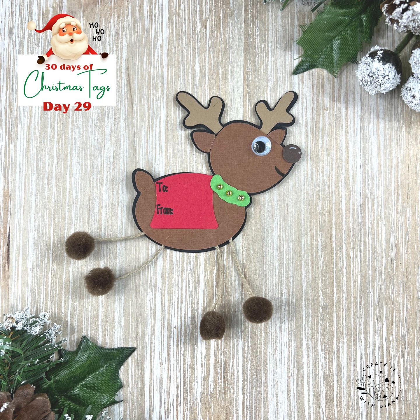 Christmas Gift Tag - Reindeer
I am posting one gift tag a day the entire month of November. All the tags are made with a Cricut and the designs will be on my Cricut Design Space profile page for anyone to make! 😍 Visit my website for a link or search Cricut Design Space by the Title "Christmas Tags - Day 29, Pom Pom Reindeer"
#christmasgifttags #christmastags #christmasgifttag #itschristmas #christmas22 #gifttags #gifttagswithstyle #christmaswrapping #christmasmagic #christmastime🎄 #paperlove #christmascrafts #gifttags #christmasdiy #christmastags2022 #giftwrapideas #cricutmade #cricutchristmas #cricutdesignspace #createdwithcricut #cricutgifttags #reindeer #reindeergift #reindeertags #pompomcraft #pompomcrafts @cricut @officialcricut