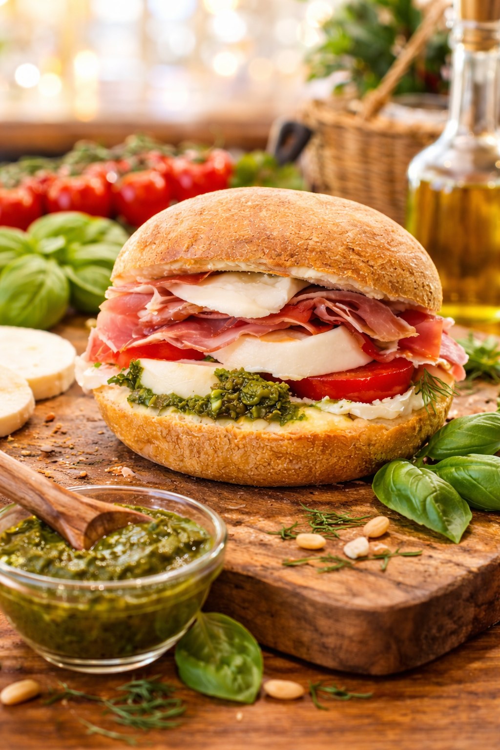 This sandwich has all the fixings! Starting off with our artisanal panettone bread filled with so much goodness, Mr. Burger Crudo offers a delectable blend of fresh ham, mozzarella, tomato, basil pesto, and cream cheese. At Dacasto, we take pride in providing quality and flavourful meals that align with our commitment to excellence and customer satisfaction. Elevate your dining experience with this irresistible combination, perfect for a gourmet lunch or a delightful snack. Indulge in the rich and savoury flavours that set Dacasto apart as your go-to choice for premium dining.