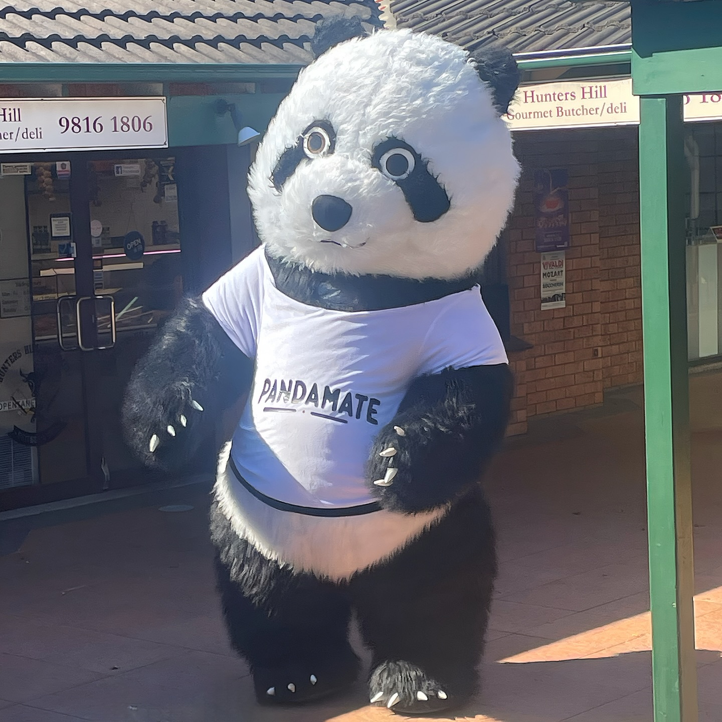 Guess who treated us with visit this morning! @pandamate.yumcha they drew smiles from kids and adults alike