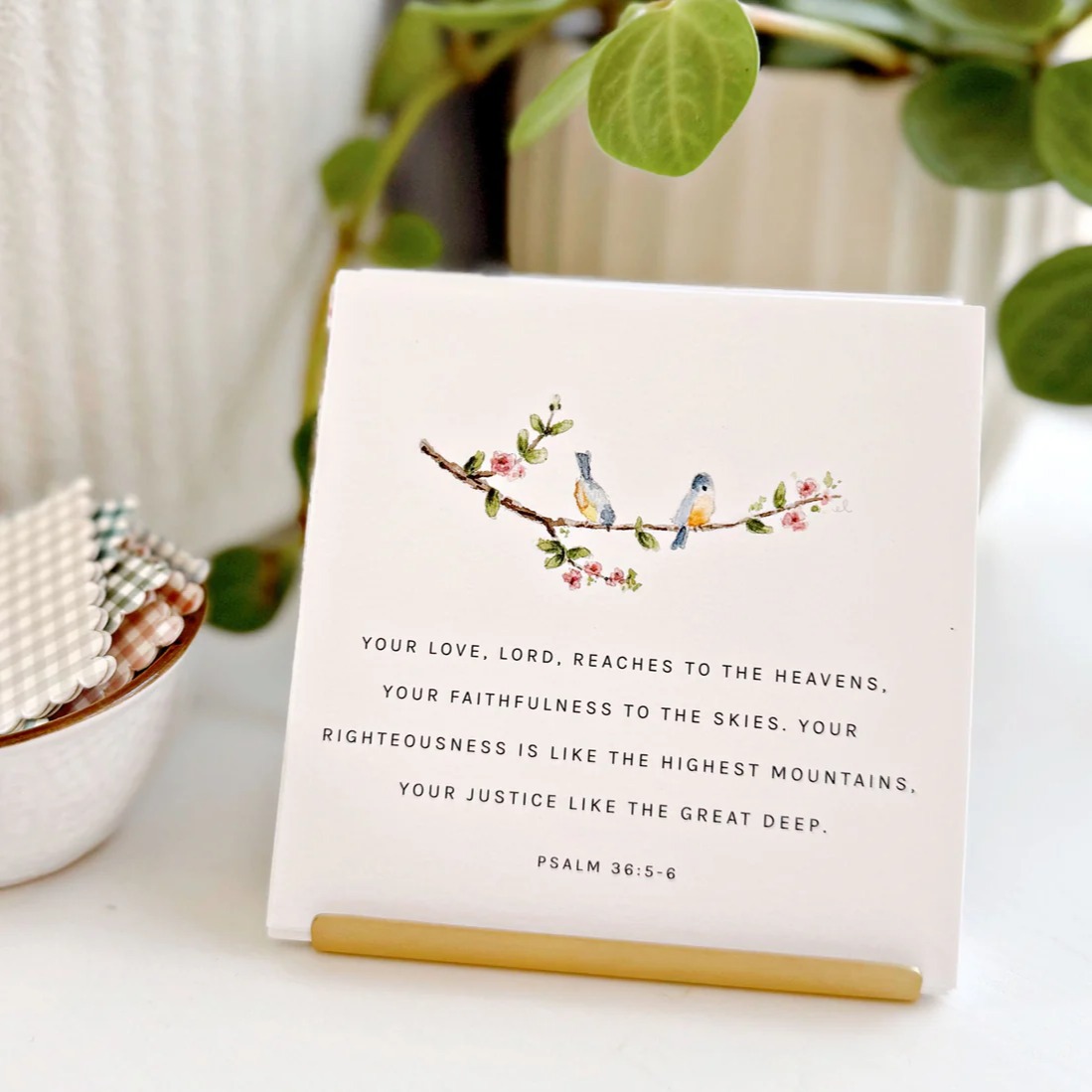 A little Truth for Today.πΉ We have several sets of these beautifully illustrated scripture cards by Emily Lex.
#paintedtreeboutique
#paintedtreeroswell