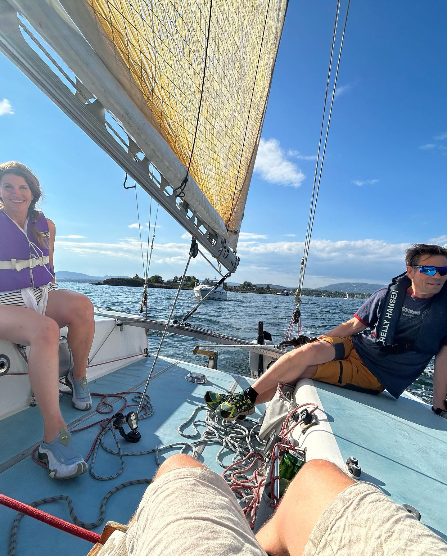 Electric Power and Wind Power- great day on the fjord here in Oslo!