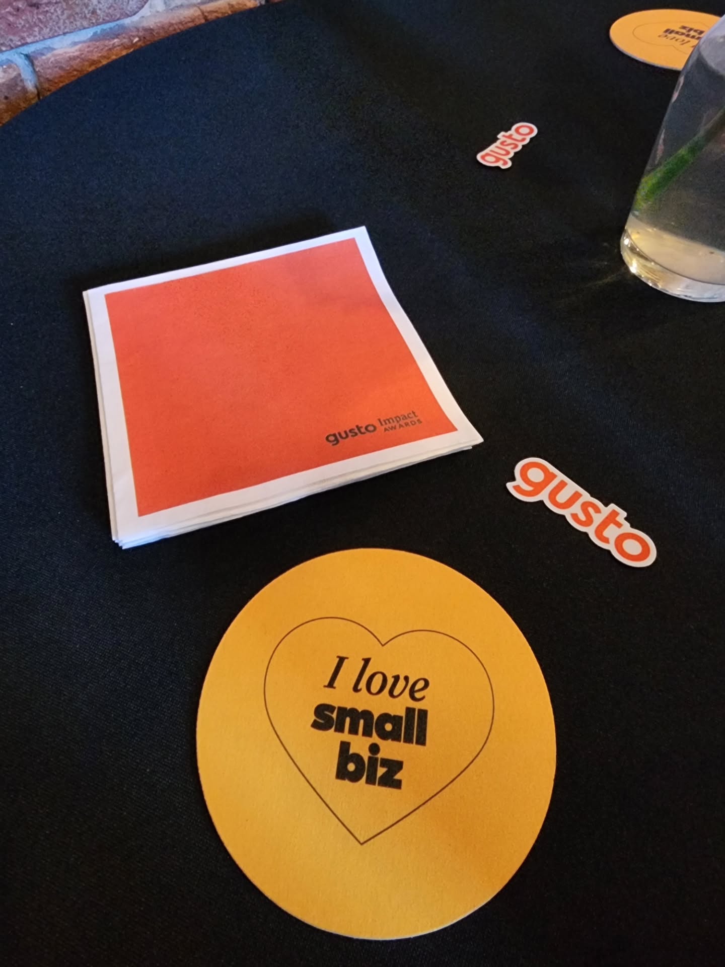 Tonight we attended Gusto celebration for the winners and runner up. It was a pleasure to be there and Excited to be recognized
as a small business creating change in my community.