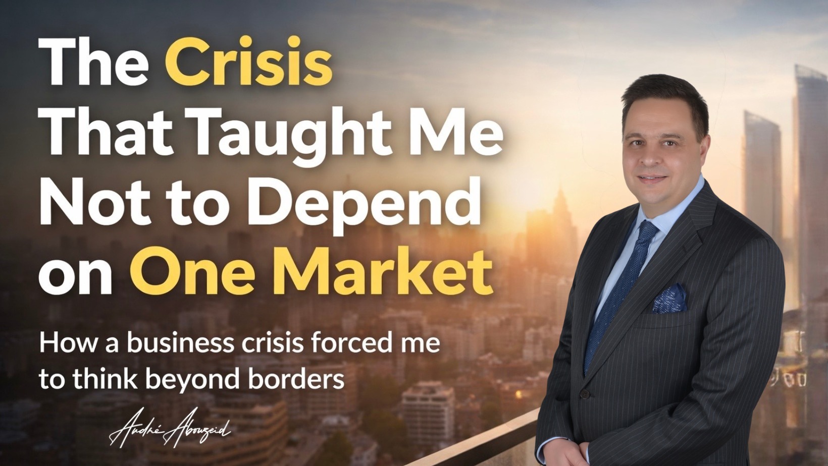 One market can make you feel safe until it suddenly does not. My latest blog post is about the crisis that forced me to think differently about growth, resilience, and the smaller roots that can protect your future.
View the full post on my website: www.andresuccess.com/post/the-crisis-that-taught-me-not-to-depend-on-one-market
#Entrepreneurship #BusinessGrowth #WealthBuilding #FinancialFreedom #GlobalEntrepreneur #BusinessMindset #Resilience #LongTermThinking