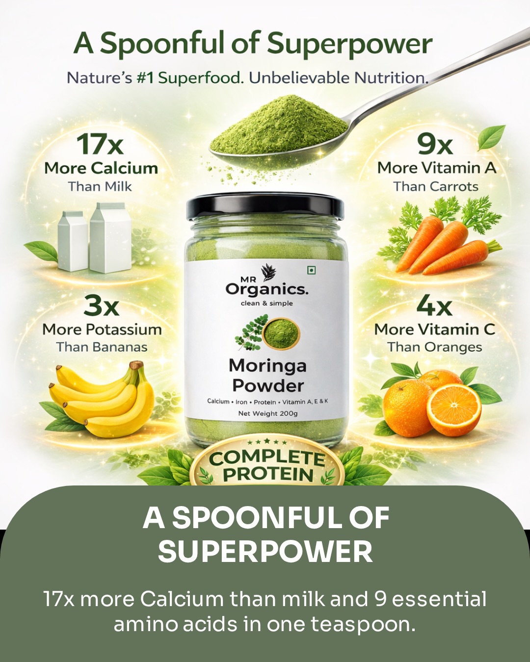 Add natural nutrition to your day with **Moringa Powder 🌿
Packed with plant-based goodness for a healthy lifestyle.
Shop now: www.MRORGANICS.co
Order today – Link in bio
From MR Organics
#MoringaPowder #Superfood #NaturalNutrition #HealthyLiving #MROrganics 🌿