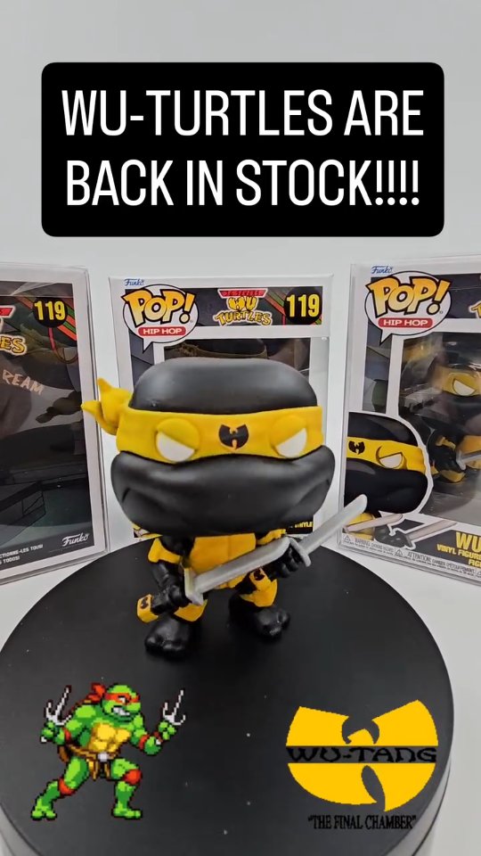 🐢Only 10 WU-TURTLES are back in stock @thenationalhiphopshop ⬇️⬇️⬇️⬇️
https://www.hiphopmuseumdc.org/product-page/funko-pop-custom-wu-turtle-119-1
#WuTang #tmnt #funkopop #wutangclan #funkocollector