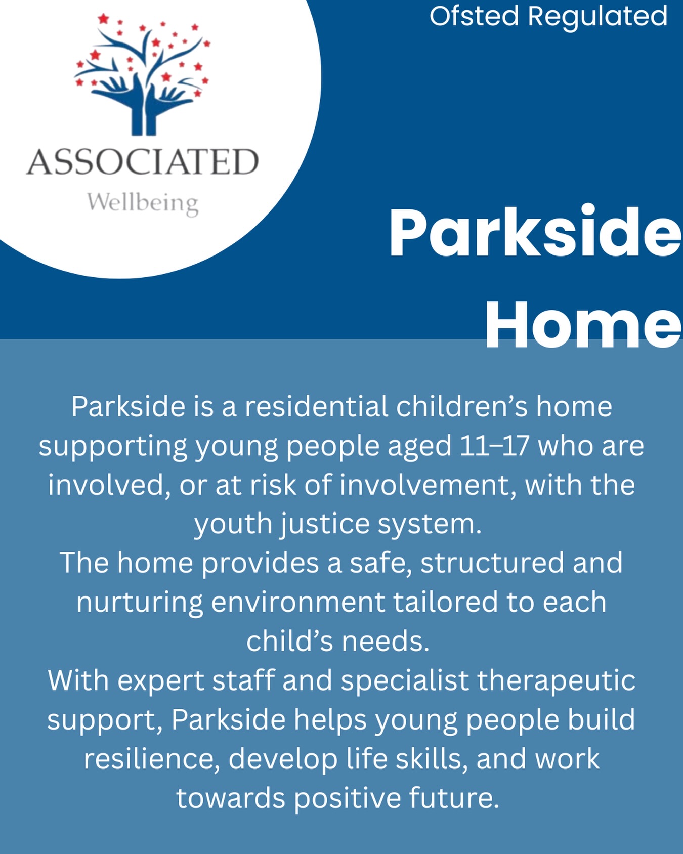Introducing Parkside Home - one of our Ofsted regulated homes🏡💙