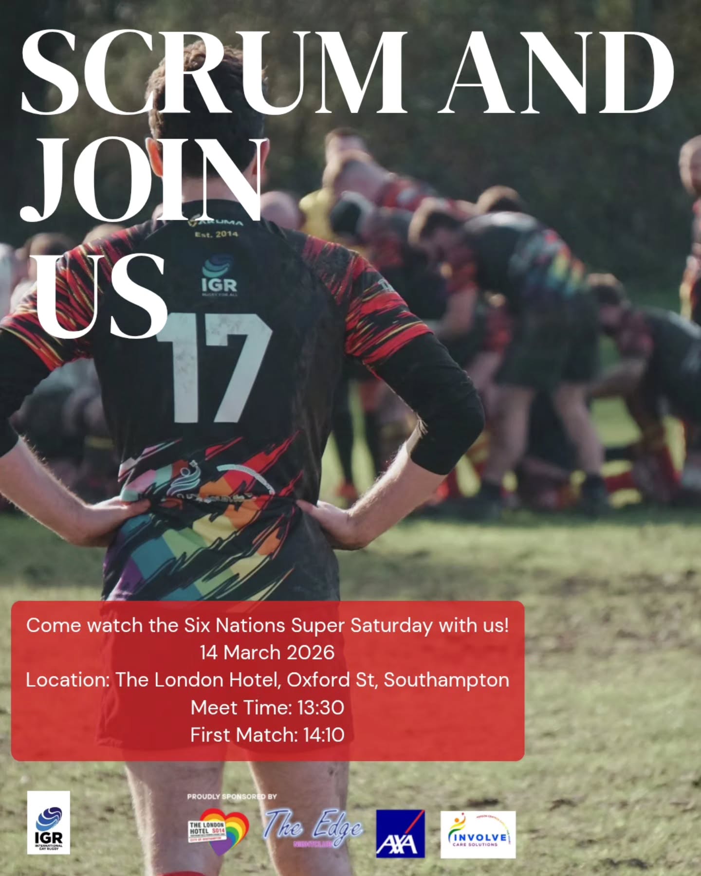 Come on down and join us at the fabulous @thelondonhotel this Saturday at 13:30 for an afternoon watching The Six Nations!
📍The London Hotel
⏰️ 13:30 onwards (first match 14:10)
#wessexwyvernsrfc #sixnations #saturdaysareforrugby #igrrugby #inclusivesports