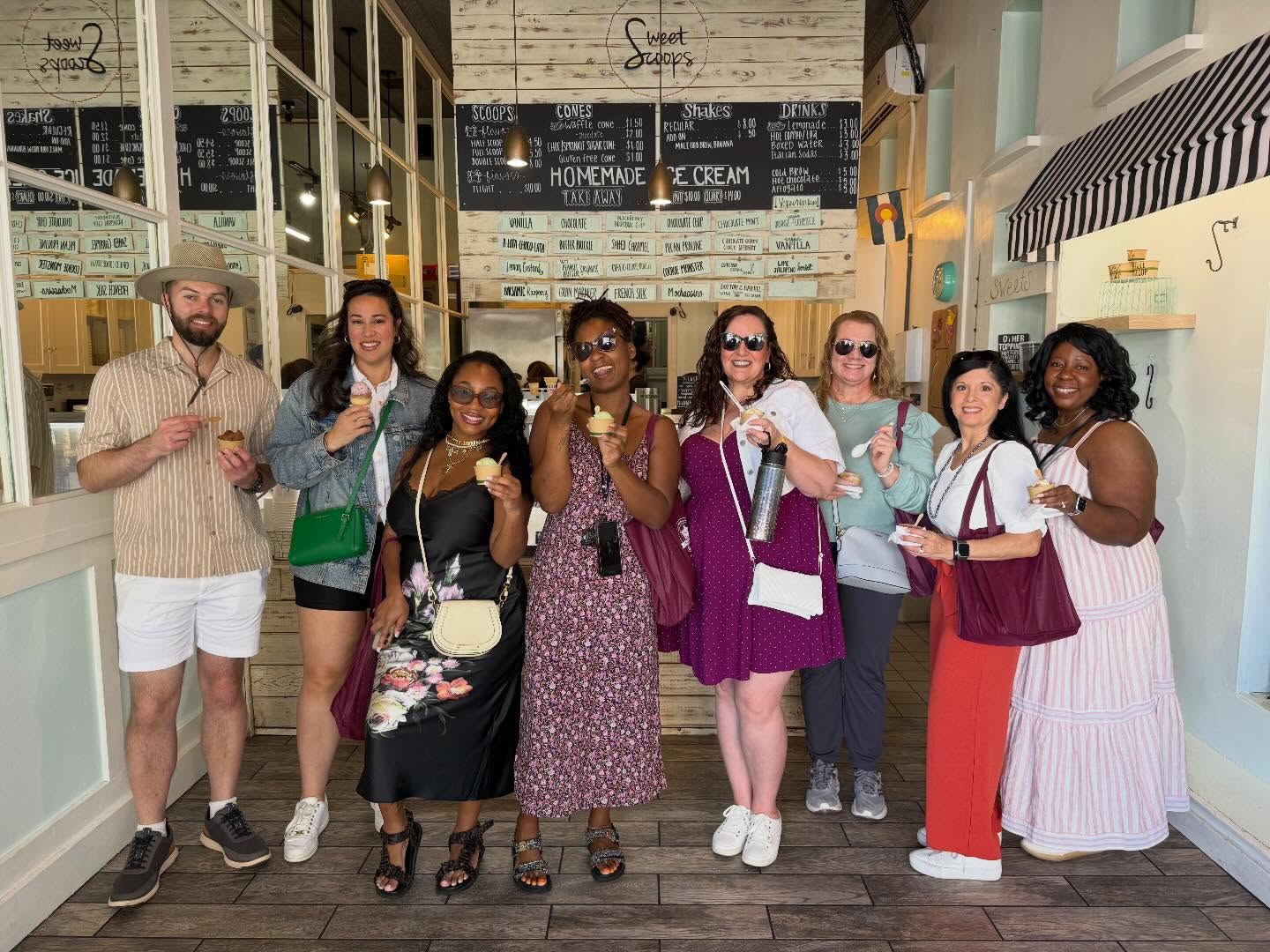 It’s a great day for locally-made ice cream at @sweetscoopsicecream along the Walking Food, Wine & History Tour in Sonoma!