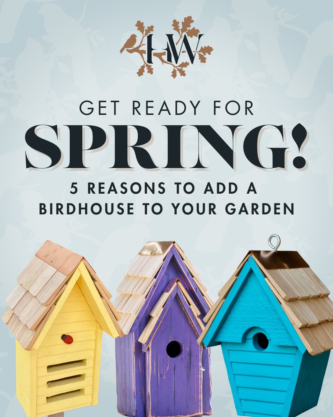 Spring is fluttering over! Is your garden ready for the neighborhood birds and butterflies? 🦋
Shop bird and butterfly houses in time for spring!
🖥️ historicwoodsms.com
-
#HighQualityBirdhouses #Butterflies #Birds #ButterflyHouse #ButterflyHouses