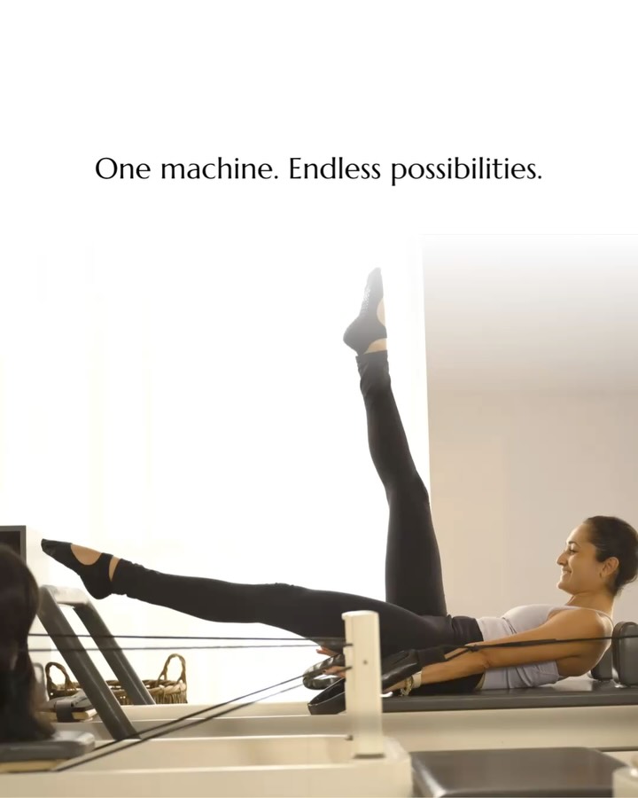 One machine. Endless possibilities.
In Pilates, more equipment doesn’t automatically mean more depth, more challenge, or better teaching.
What matters is how movement is programmed, how alignment is coached, and how intelligently the body is guided through each exercise.
The reformer can do more than most people realize- strength, control, mobility, stability, posture, precision. All on one machine, when it’s taught well!
At Barressential, we’re not interested in more for the sake of more. We’re interested in doing reformer exceptionally well!