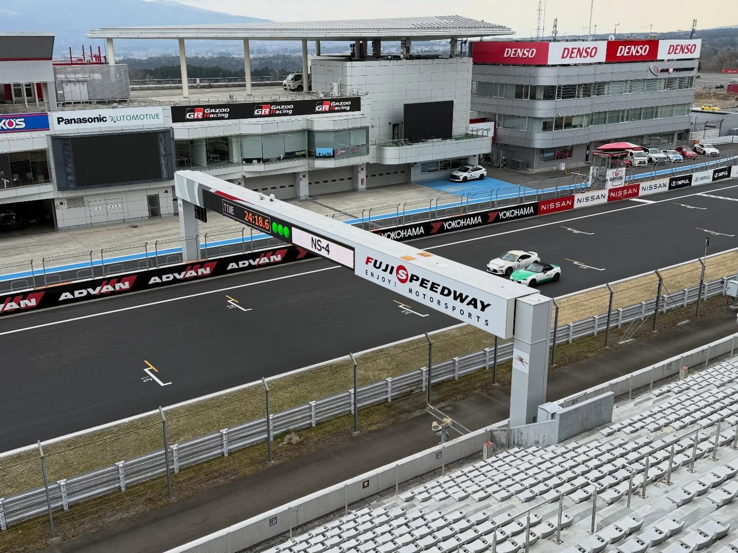 Photo Finish! What a crazy venue! @fujispeedway_official did not disappoint me after wanting to go here for decades. On a random Tuesday morning there were all the cars I dreamt would be on a Japanese race track!